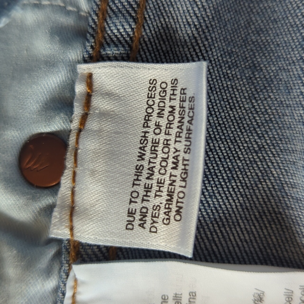 Madewell 10" High-Rise Skinny Denim Mom Jeans 29TL Blue - Picture 7 of 16